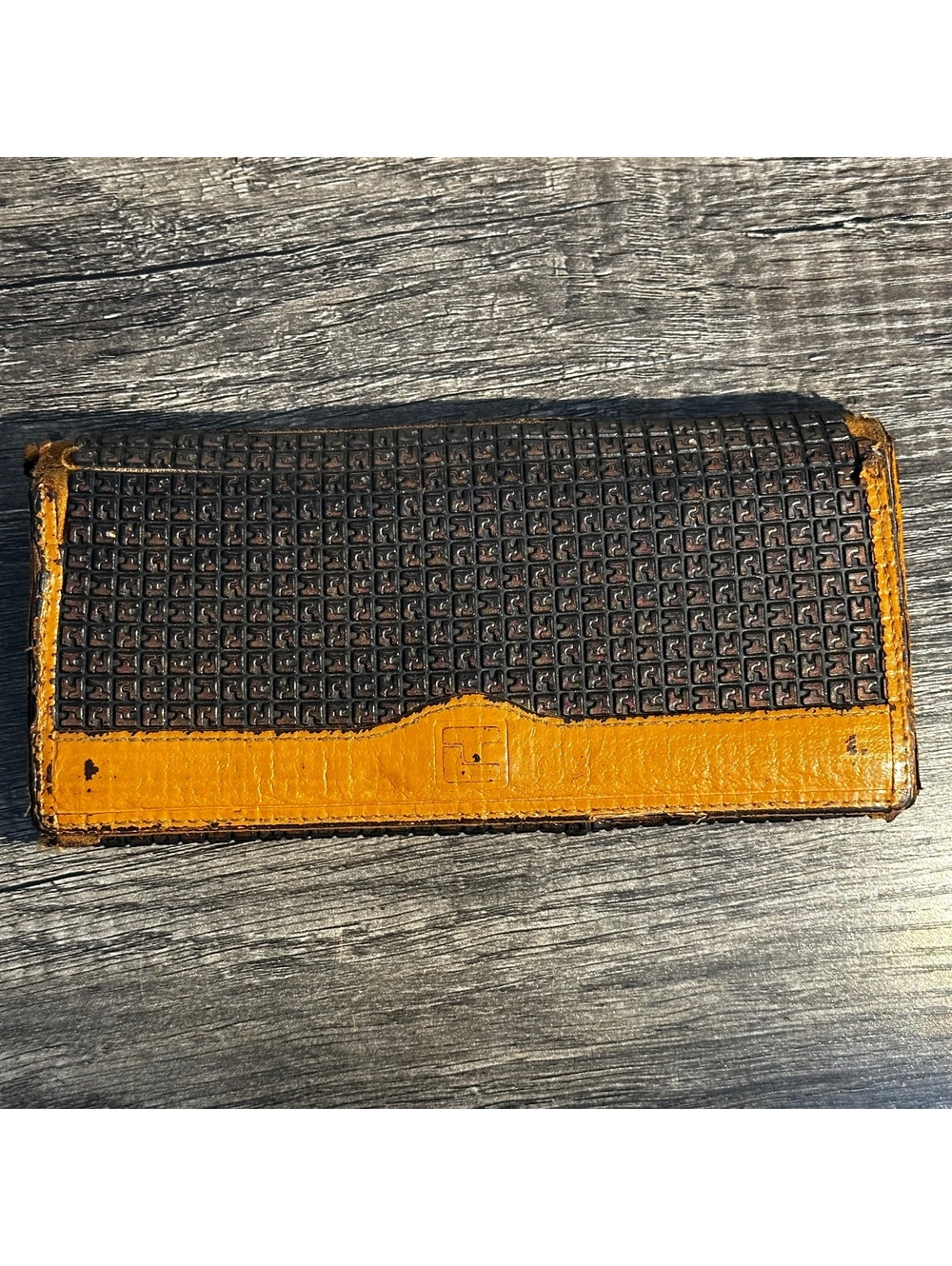 Vintage Ted Lapidus Paris Leather Wallet Made in France